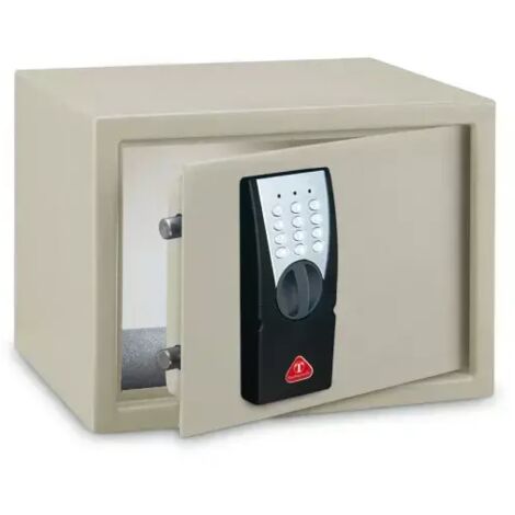 TECHNOSAFE - Coffret de sécurité à fixer à combinaison électronique digitale, 2 pênes, 17 L, 25x35x25 cm