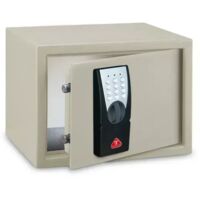 TECHNOSAFE - Coffret de sécurité à fixer à combinaison électronique digitale, 2 pênes, 17 L, 25x35x25 cm