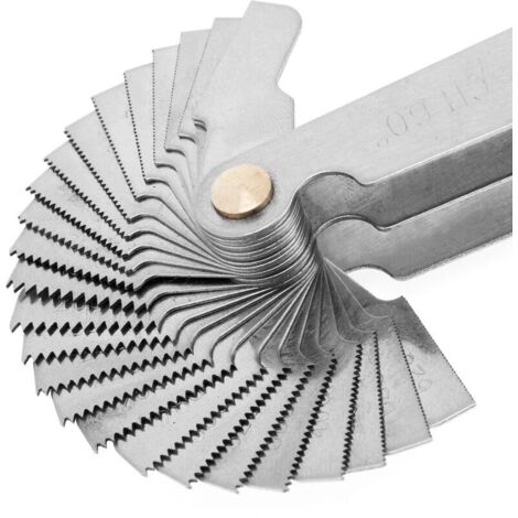 OUTIL DE TOUR M??trique Centre Jauge D'angle Filetage Pas De Vis Jauge