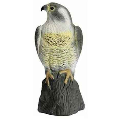 Grand leurre réaliste pour faucon Garden Mile, répulsif pour oiseaux, antiparasitaire réaliste à grande échelle pour oiseaux de proie, statue de jardin réaliste, répulsif pour chats et oiseaux, décora (1/3)