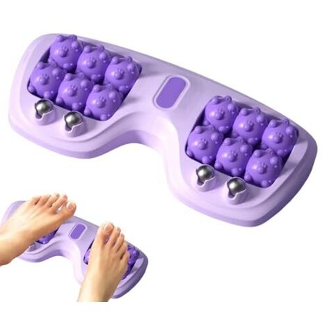 [JAMAIS UTILISÉ] Rouleau de Massage pour Pieds,Outil de Massage Double pour Soulager les Pieds - Accessoire De Gym Portable Pour Détente Et Récupération Coureurs Séniors À Domicile Et En Voyage