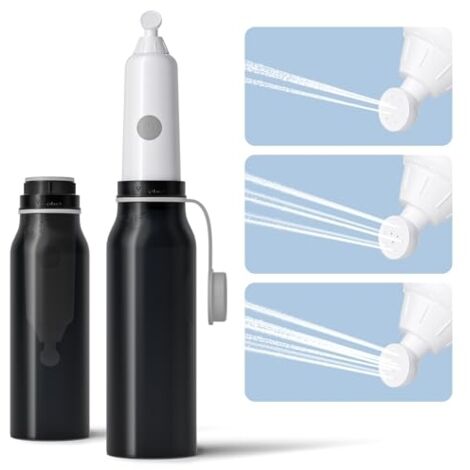 [JAMAIS UTILISÉ] Bidet Électrique Portable, Douchette WC 3 Jets, Pression Réglable & Rechargeable, Hygiène Intime, Postnatal, Hémorroïdes, Noir (1/4)