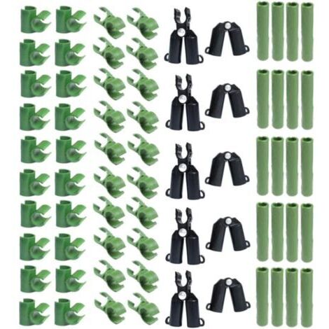 [JAMAIS UTILISÉ] 70 connecteurs réglables en plastique pour treillis de plantes - 11 mm (1/4)