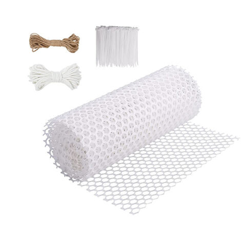 [JAMAIS UTILISÉ] Kit de bâtons de mousse en plastique à faire soi-même, adapté aux pots de jardin, aux tuteurs de mousse pour plantes grimpantes et aux supports de filet pour plantes (1/5)
