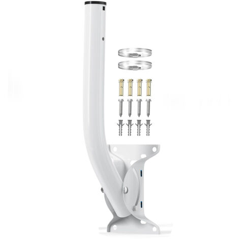 Support D'antenne CB Universel - Modèle 97726 - Inox - Montage Facile