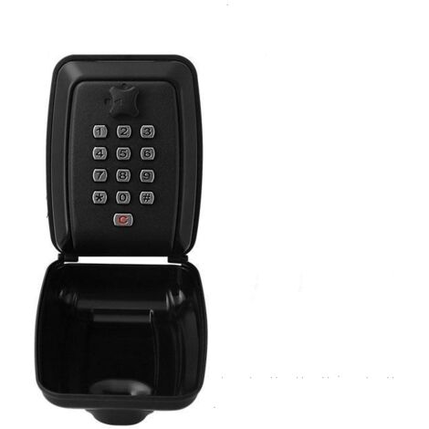 [JAMAIS UTILISÉ] Boite à Clé Sécurisée Exterieur, Étanche Boite a Clefs Grand Coffre a Clef Robuste Boîte à Clé Cadenas pour Maison Usine Garage École Interieur, Noir