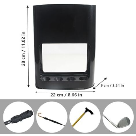 Lot De 2 Porte-Parapluies Longs Imperméables - Sac De Transport Pratique Et Pliant