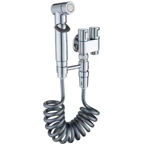 Douchette bidet pour toilettes, kit de douche bidet avec flexible de