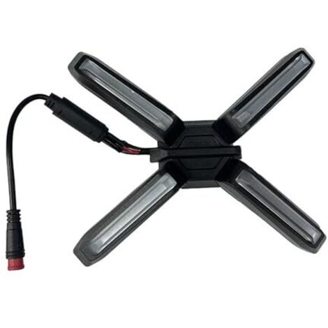[JAMAIS UTILISÉ] Phare avant 4 W en forme de X pour Ninebot ZT3 Pro – Éclairage avant et feux de jour ultra-lumineux