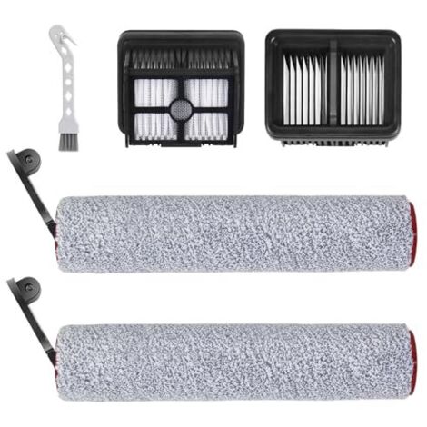 [JAMAIS UTILISÉ] H12 Pro Kit Accessoires pour Dreame H12 Pro, H12 Dual Aspirateur Eau et Poussière - 2 Brosse Rotative + 2 Filtres + 1 Brosse de Nettoyage