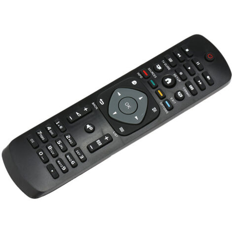 LYERCW - Remplacement universel de contrôleur intelligent sans fil de télécommande de TV pour PHILIPS LCD TV Smart Digital HDTV noir (1/5)