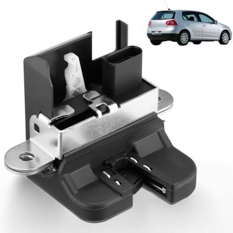 Serrure de hayon pour Golf 6 et Golf 5, serrure de porte de coffre pour Passat Touran TIGUAN, serrure de hayon, serrure de porte de coffre (1T0827505H 5K0827505A) (1/5)