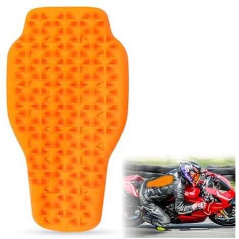 [JAMAIS UTILISÉ] Protection dorsale moto, protections moto amovibles 4223cm, protection dorsale, protections moto pour moto, protection équitation, ski, snowboard, orange (1/5)