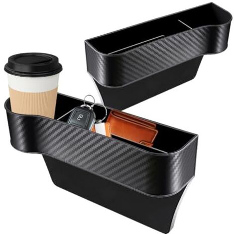 [JAMAIS UTILISÉ] Lot de 2 organiseurs de rangement pour siège avant, en PVC, pour téléphones portables, cartes, pièces de monnaie et lunettes.