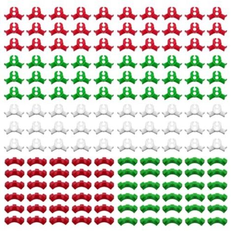 120 Clips D'entraînement Pour Plantes - Pinces à Cintrer Pour Tiges, Jardinage | Pour Tomates, Fraises, Plantes Grimpantes