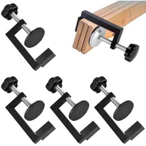 [JAMAIS UTILISÉ] Kit de 4 serre-joints en G, petits serre-joints à vis, serre-joints de table de 10 à 57 mm, petits serre-joints à vis réglables, serre-joints de table universels, pour chambre, cuisin