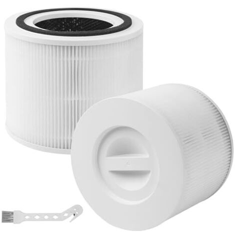 [JAMAIS UTILISÉ] filtres HEPA pour Levoit Core 300 / Core 300S / Core 300-RF, filtres HEPA H13 3 en 1 à charbon actif, filtrent 99,97 % des allergènes de poussière et de pollen, conviennent aux person (1/5)