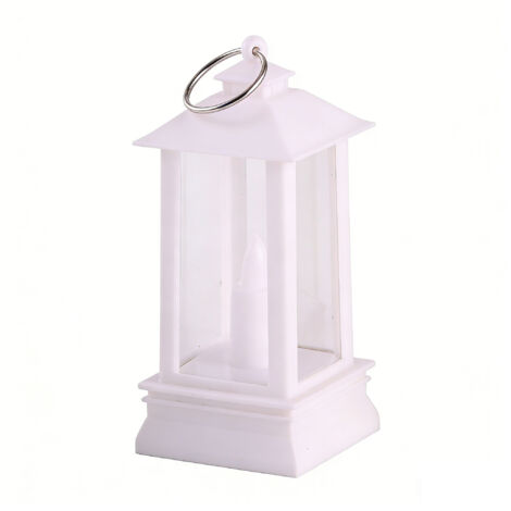 Mini lanternes LED d'extérieur : lot de 24, 9 cm, très petites lanternes noires décoratives avec bougies LED, idéales pour les mariages, les fêtes, le Ramadan, la décoration de balcon, la décoration s