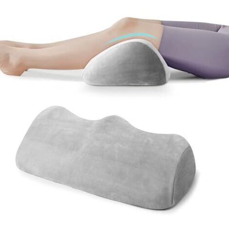 Coussin ergonomique pour les genoux et les jambes, petit coussin de surélévation, coussin de soutien en mousse à mémoire de forme pour les genoux et les jambes 50 x 30 x 14,5 cm