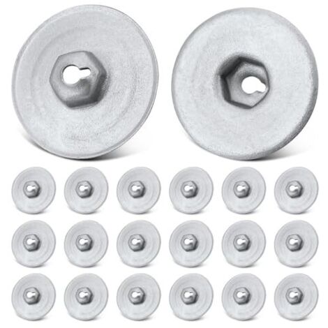Kit de fixation pour écrous isolants de protection thermique - Rondelles de serrage de soubassement de voiture pour BMW Mini Série 1-7 X1-X7, rondelles de serrage (ø30 mm, 20 pièces) (1/5)
