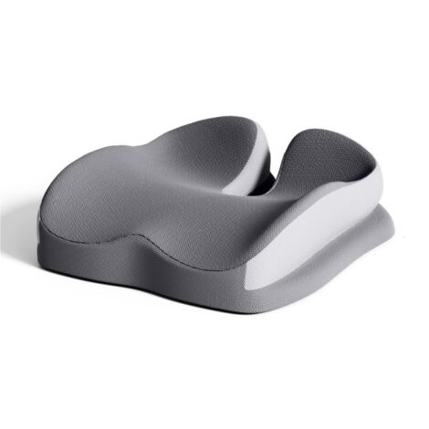Coussin de siège orthopédique, coussin coccygien en mousse à mémoire de forme, coussin pour chaise de bureau, coussin pour siège auto, pour soulager les douleurs au coccyx, à la sciatique, aux hémorro