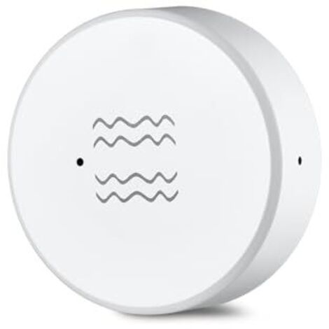 Alarme intelligente à détecteur de vibrations, surveillance en temps réel, alarme de détection de vibrations de porte/fenêtre pour la sécurité de votre domicile, compatible avec Home Assistant et Zigb