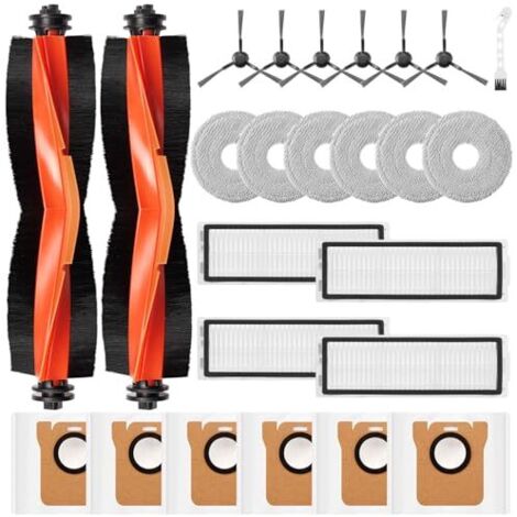 Kit d'accessoires de 25 pièces pour aspirateurs robots Xiaomi X20 Max / X20 Pro