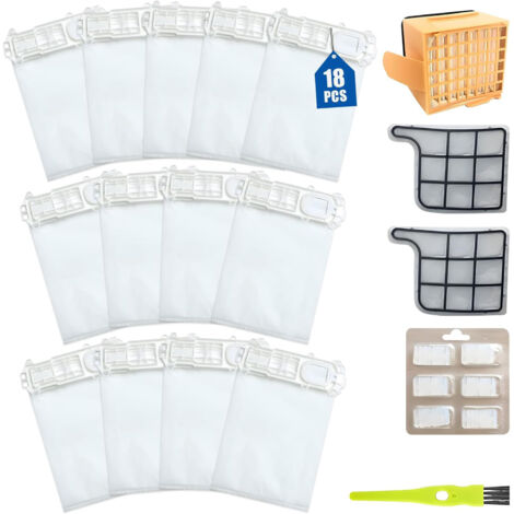13 sacs pour aspirateur Folletto VK135 VK136