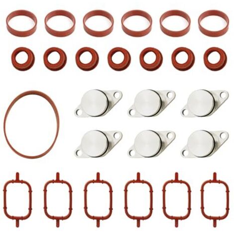 Kit de suppression du collecteur d'admission 6 x 33 mm M57 M57N M57TU M57TUD20 11612245439 pour E39 E60 E61 E46 E38 E53, joints d'admission M457 (6x33)