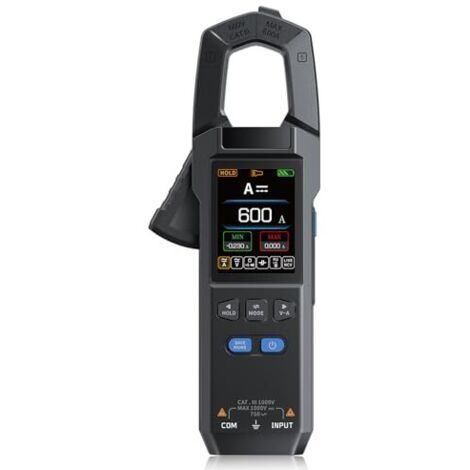 [JAMAIS UTILISÉ] Pince ampèremétrique, AC/DC True RMS 10000 points, mesure de courant et de tension pour éclairage LED, multimètre à pince, testeur de courant pour électricien
