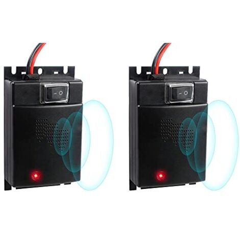 Répulsif anti-animaux 2X pour voitures, répulsif ultrasonique pour automobiles, pièges pour taupes, rats, chauves-souris, geckos, chats sauvages