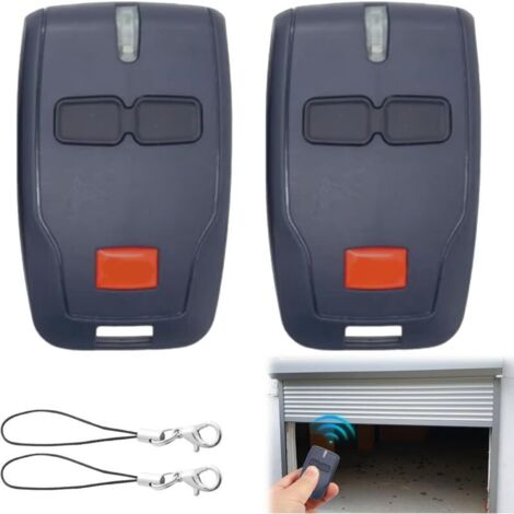 [JAMAIS UTILISÉ] 2x télécommandes de porte de garage BFT pour BFT Mitto 2/Kleio/Ghibli/TRC 2/Kleio/Ghibli/TR - duplicateur de porte de garage sans fil 2 canaux (1/4)