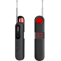 Détecteur de caméra, détecteur d'insectes, détecteur de caméra cachée – Détecteur RF à 5 niveaux, détection d'insectes, recherche de caméra cachée pour hôtel, bureau et voyage, traceur GPS sans fil et