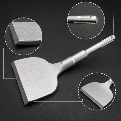 Burin SDS Plus Pour Carreleur - Plat 180 X 165 X 75mm - Acier Chrome Molybdène