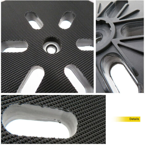 Pad De Ponçage 150 Mm - 6 Trous - Compatible Ponceuse Bosch GEX 150 AC / Turbo - Neuf