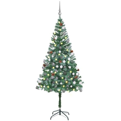 Sapin De Noël Artificiel Pré-illuminé Twinkly 1,8 M - 435 LED RGB Contrôlables Par Appli - 16 Millions De Couleurs, Musique…