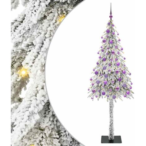 Sapin De No l Avec 300 LED Blanc 180 Cm PE Et Acier sapin-de-no-l-avec-300-led-blanc-180-cm-pe-et-acier