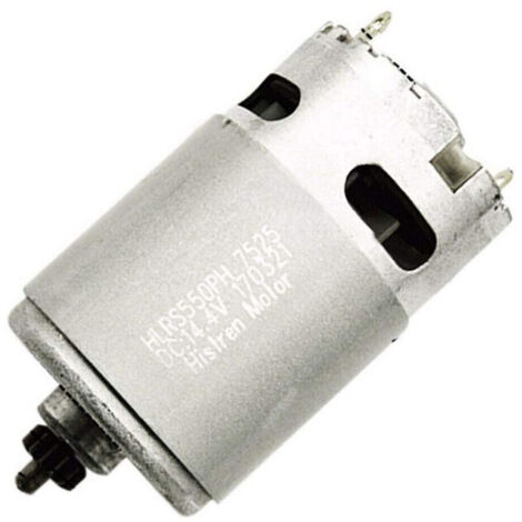 Moteur 13 dents 14,4 V pour Bosch GSR GSR14.4-2-Li PSR14.4 Li-2, pièces de rechange durables pour moteur de perceuse, outils électriques en métal Accessoires de rechange,