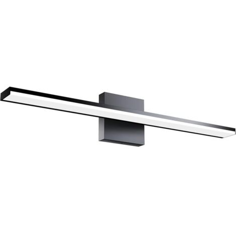 60cm LED Miroir Salle de Bain 12W 1200LM Blanc Froid 6000K, Pas de Flash Salle de Bain Miroir Lumire IP44 230V Applique Murale Miroir Lumi¨¨re¡