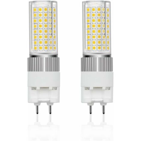 G12 16w LED Corn Light ampoule 220V 1600lumen blanc chaud 3000k Corn Light 360 ° angle de faisceau lampe frontale ampoule équivalente à 160W halogène (2pcs, non dimmable) (1/4)