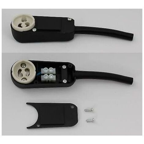 lot de 10 boîtiers de connexion, douille GU10 pour LED et spot halogène encastré