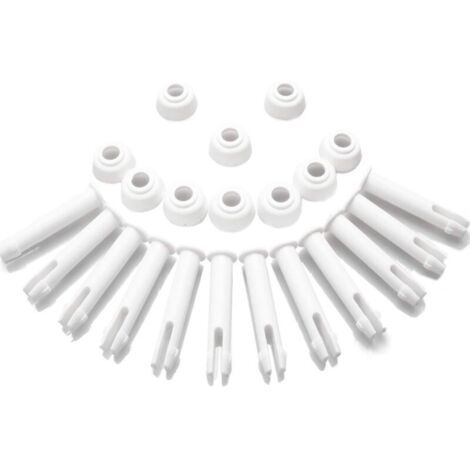 12 goupilles en Plastique de Piscine et 12 Joints , pour piscines métallique Rond 13'-24 'Intex et piscines à Cadre métallique rectangulaire,Intex 28270-28273 (5.5cm/2.16in) (1/4)