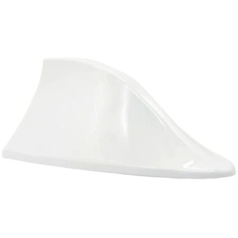 Antenne de Voiture Universelle en Forme d’aileron de Requin - Antenne Radio FM/AM pour Auto SUV Camion Van (Blanc) (1/4)