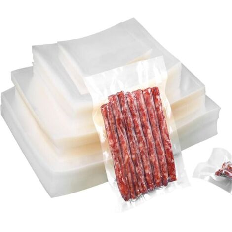 200 Sacs Congelation Sous Vide Alimentaire Pour Machine 10x15/10x40/15x20/20x25cm, Sans Bpa Sac De Congelation Sous Vide, Compatible Avec N'importe Quelle Scelleuse Sous Vide (200 Pcs)