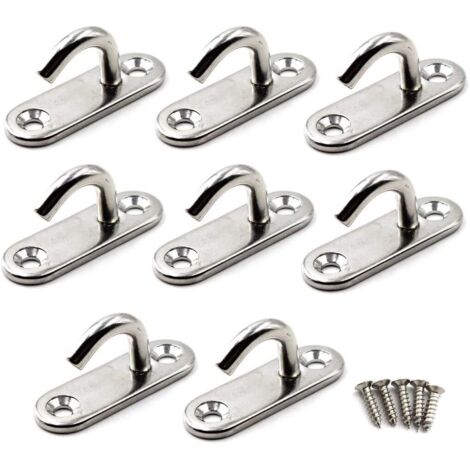 Lot De 12 œillets Inox M5x75 - Pour Kayak, Canoë, Bateau - Acier 304, Solides Et Résistants à La Corrosion !