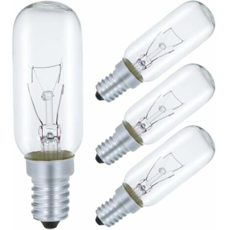 [JAMAIS UTILISÉ] Ampoule Pour Hotte Aspirante E14 40W, T25 230V Ampoule Incandescence Blanc Chaud 2700K Dimmable, Lot de 4