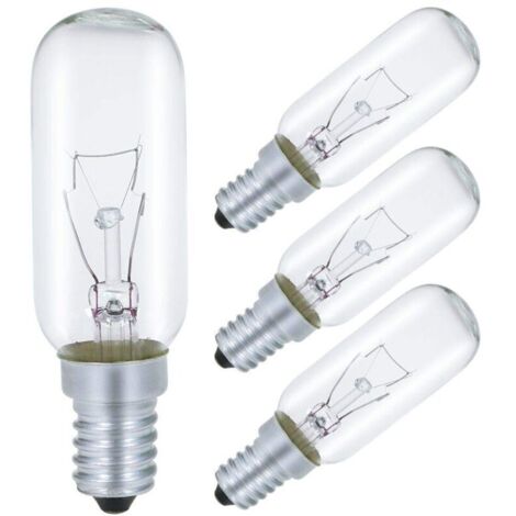[JAMAIS UTILISÉ] Ampoule Pour Hotte Aspirante E14 40W, T25 230V Ampoule Incandescence Blanc Chaud 2700K Dimmable, Lot de 4