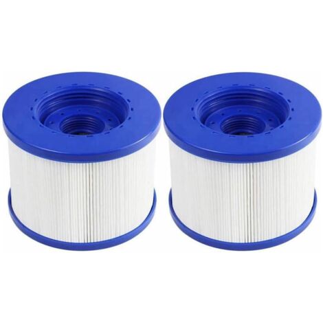 [JAMAIS UTILISÉ] Lot de 2 Cartouches Filtre Spa a Visser, Filtre à Vis pour Spa Gonflable Pas De Vis 60mm, Cartouche de Filtre Rechange pour Cosy Spa, Clever Spa et de Plus,105  82mm