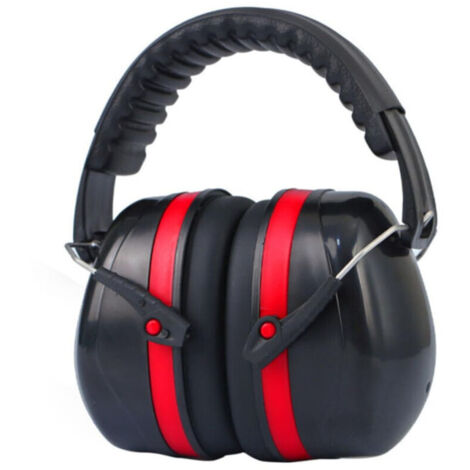 [JAMAIS UTILISÉ] Casque antibruit avec fixation en éponge PVC, réduction du bruit et isolation phonique, adapté aux chantiers, ateliers, (1/4)