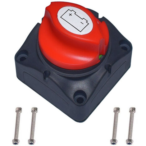 [JAMAIS UTILISÉ] Coupe Batterie Interrupteur de Batterie pour Voiture Bateau Treuil, Voir l'image pour plus de détails